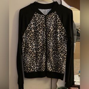 Wonder Nation Leopard Print Kids Cardigan